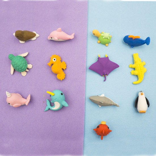 Fancy Eraser Set: Under the Sea