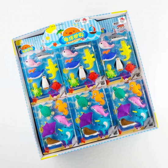 Fancy Eraser Set: Under the Sea