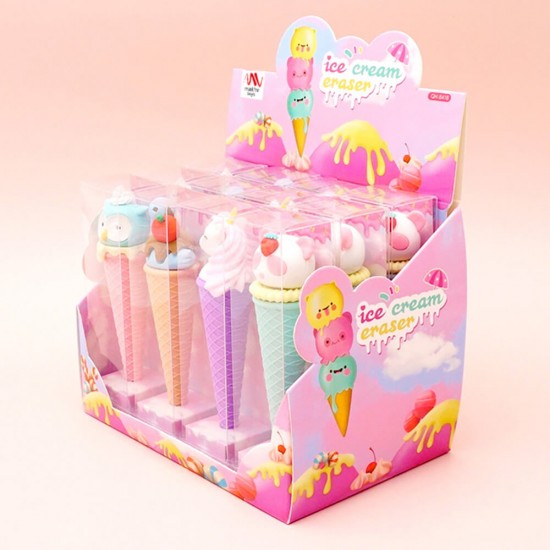 Fancy Eraser: Animal Ice Cream