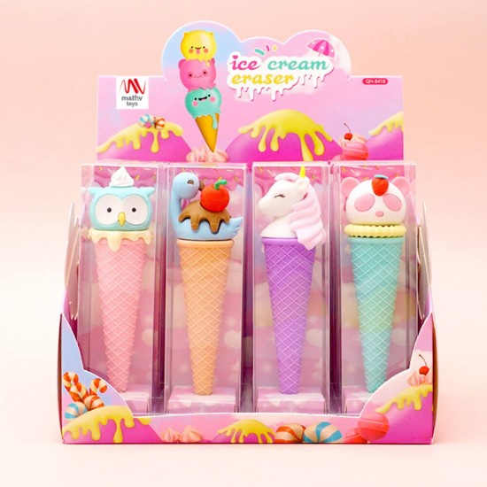 Fancy Eraser: Animal Ice Cream
