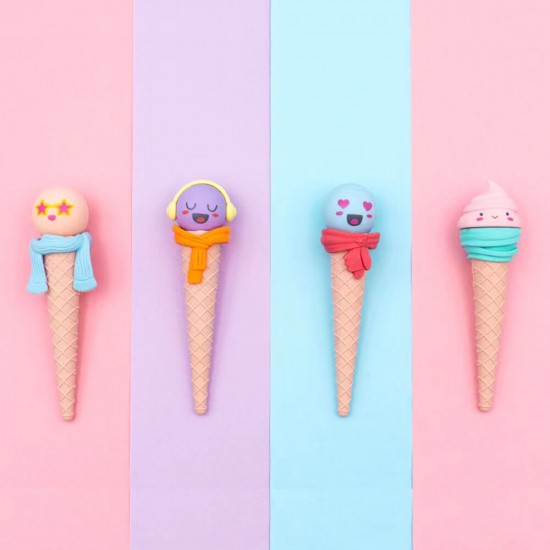 Fancy Eraser: Funny Ice Cream