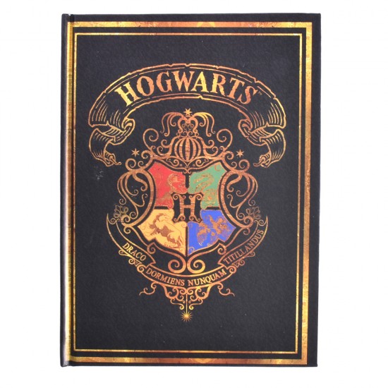 Harry Potter Notebook & Pen Set - Colourful Crest