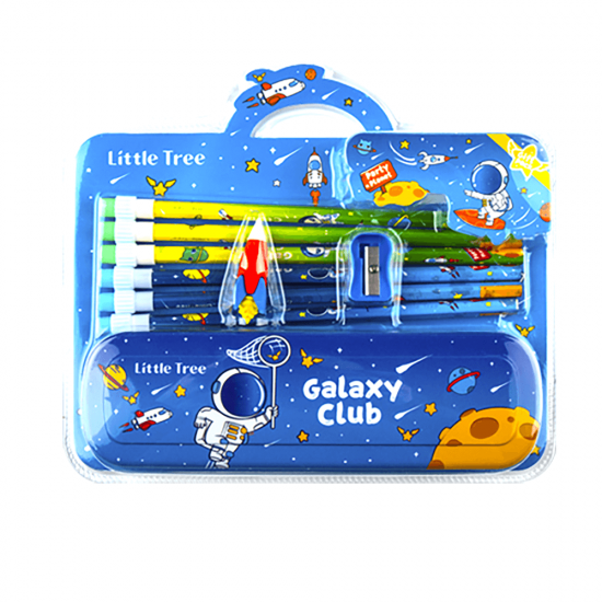 Space Prince/Ocean Princess Pencil Set  in Metal Box