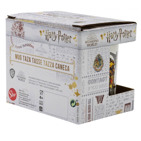 Harry Potter Hogwarts Mug 8 Oz In Gift Box