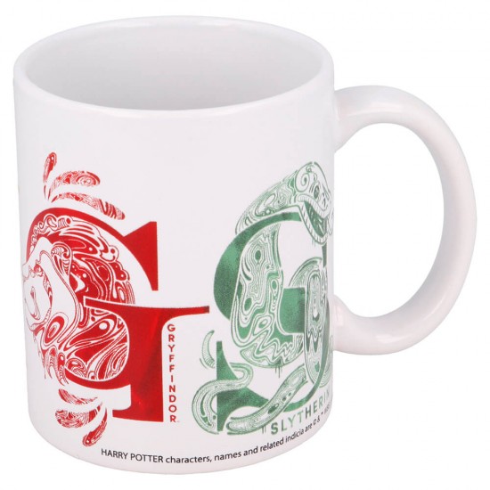Harry Potter Houses Mug 11 Oz In Gift Box