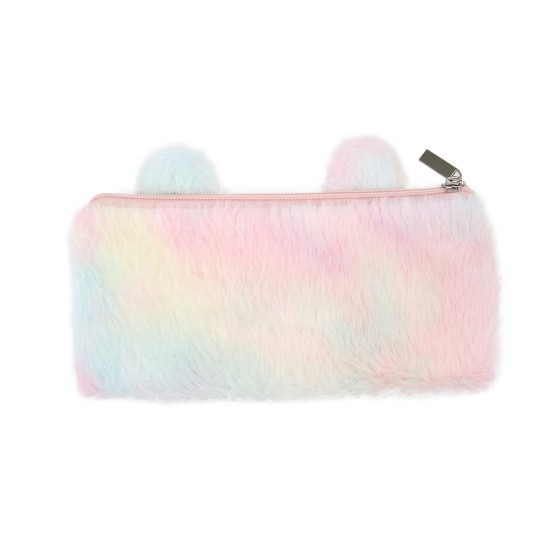 Cute Cat Plush Pencil Case