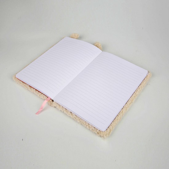 Llama A5 Plush Lined Notebook