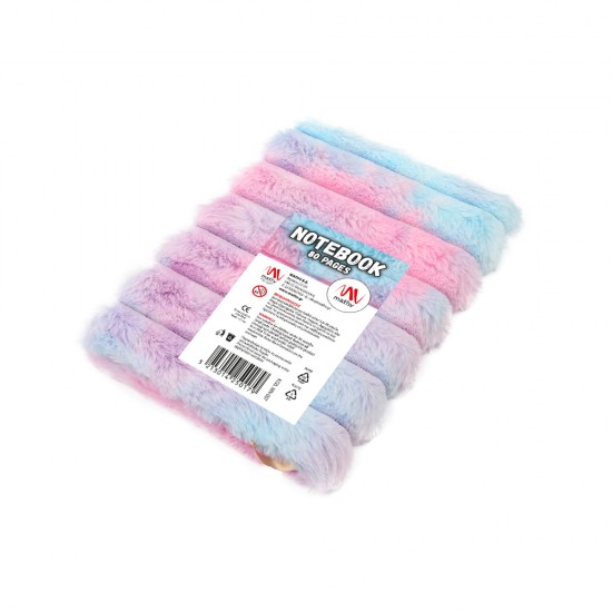 Tie Dye A5 Plush Lined Notebook