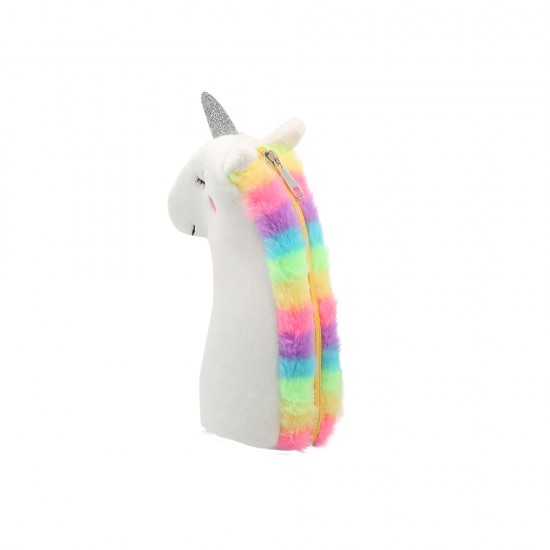Unicorn Plush Pencil Case