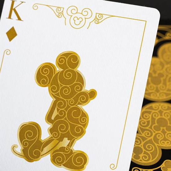 Bicycle Black and Gold Mickey