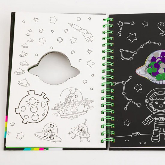 Scratch Art Sparkles: Space