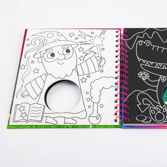 Scratch Art Sequins: Magical World