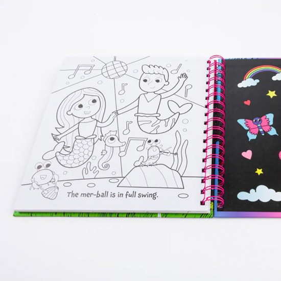 Scratch Art Sequins: Magical World