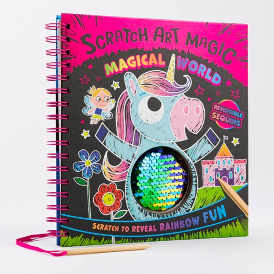 Scratch Art Sequins: Magical World