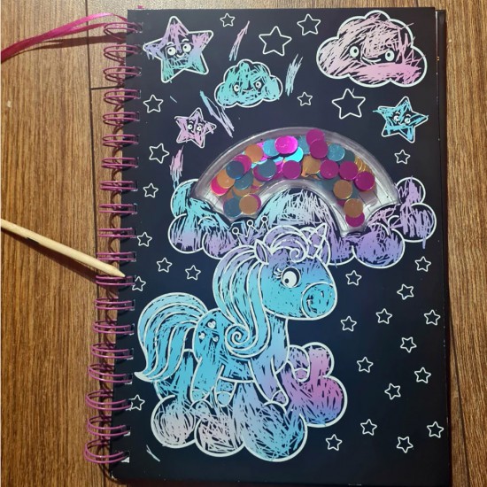 Scratch Art Sparkles: I Love Unicorns