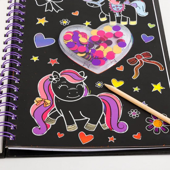Scratch Art Sparkles: Ponies