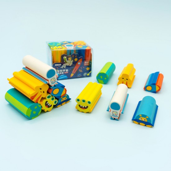 Fancy Eraser Set: Space