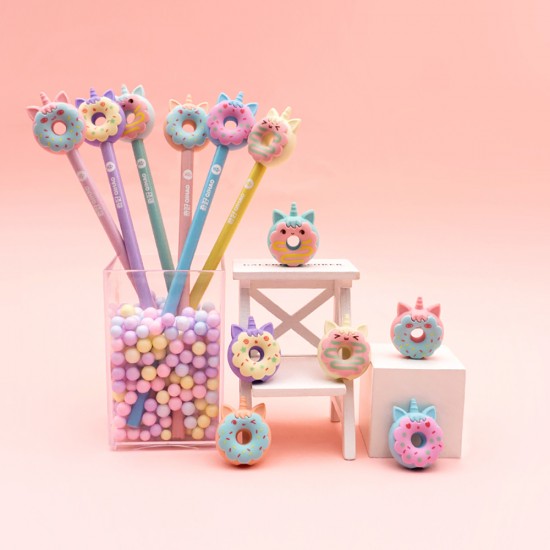 Fancy Eraser Set: Donuts