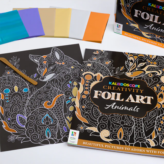 Kaleidoscope Foil Art Kit: Animals