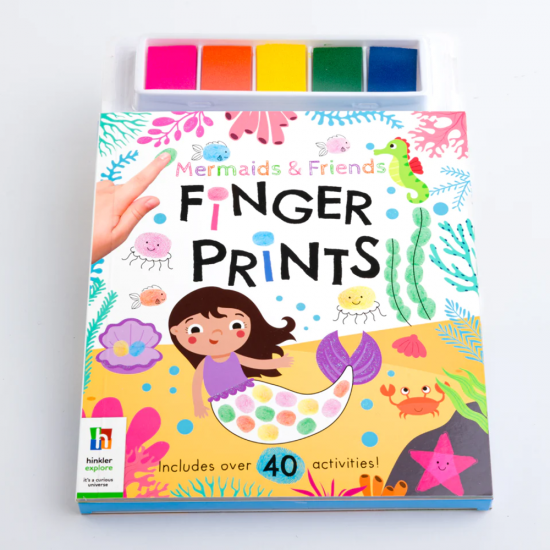 Finger Print Art: Mermaids and Friends