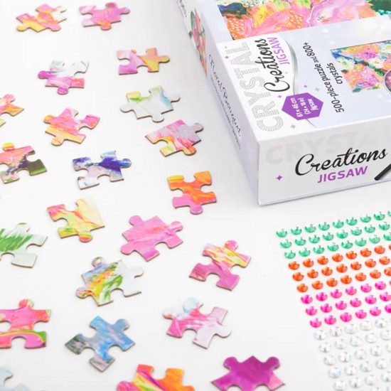 Crystal Creations 500-Piece Jigsaw: Floral Bouquet