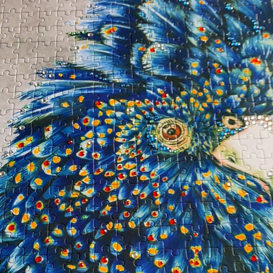 Crystal Creations 500-Piece Jigsaw: Blue Cockatoo