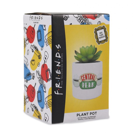 Friends (Central Perk)- Desk Tidy Pen/Plant Pot Faux Boxed