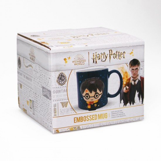 Harry Potter Kawaii (Harry) - Hand Painted Mug Boxed Embossed (350ml)
