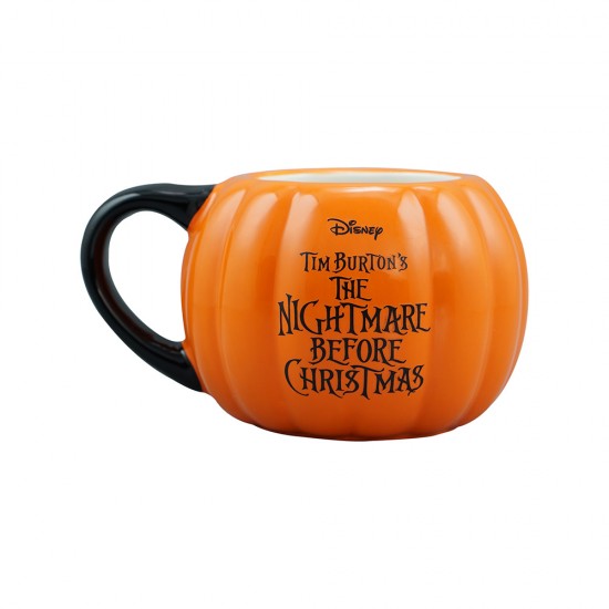 Nightmare Before Christmas (Pumpkin)-Hand Painted Mug Shaped Boxed (300ml)