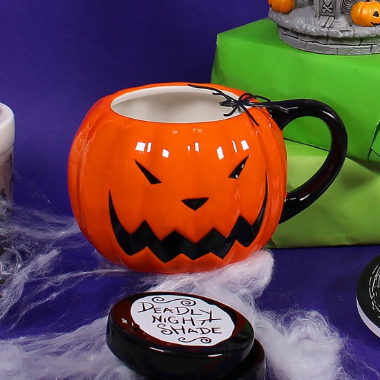 Nightmare Before Christmas (Pumpkin)-Hand Painted Mug Shaped Boxed (300ml)