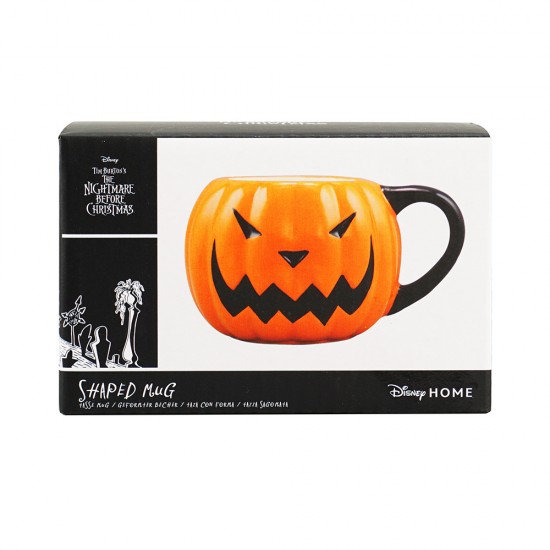 Nightmare Before Christmas (Pumpkin)-Hand Painted Mug Shaped Boxed (300ml)