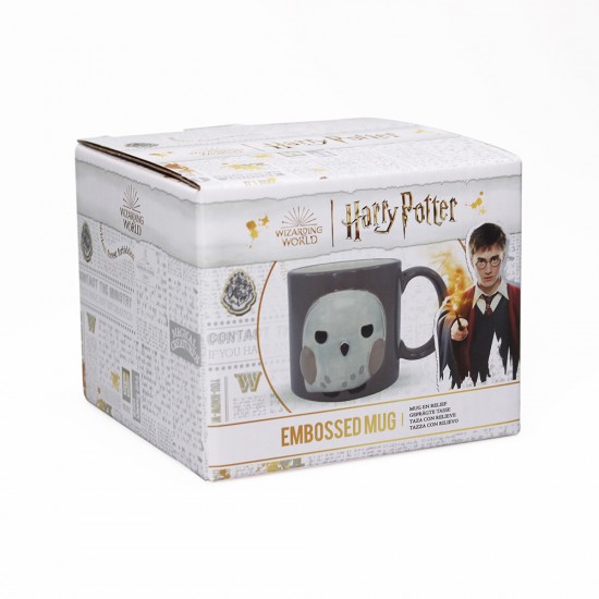 Harry Potter Kawaii (Hedwig)- Hand Painted Mug Boxed Embossed (350ml)