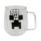 Minecraft Double Wall Glass Mug 290 ml