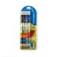 Dino Set of 12 Pencil HB with Eraser & Sharpener