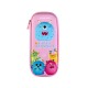 Happy Monsters 3D Embossed Hard Shell Pencil Case
