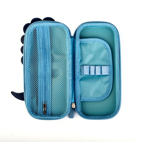 Space Dinosour 3D Embossed Hard Shell Pencil Case