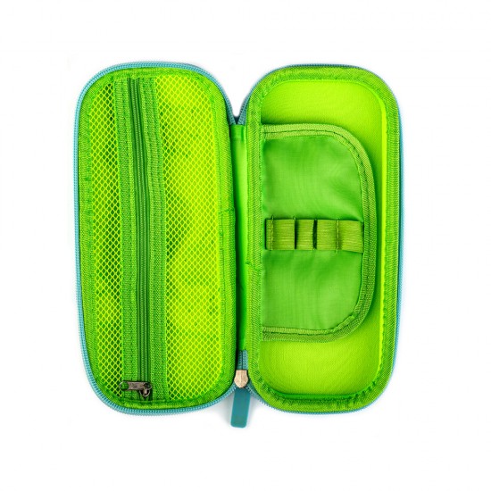 Soccer Star 3D Embossed Hard Shell Pencil Case
