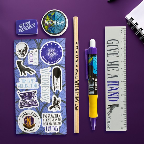 Wednesday Stationery Set - Paper Bag