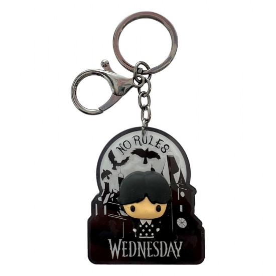 Wednesday Character Keychain