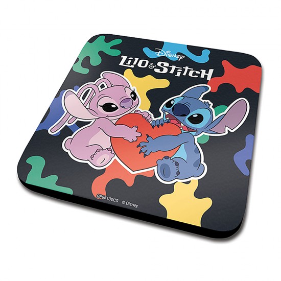 Lilo & Stitch (You 're my fave) Mug Coaster Keychain Gift Set