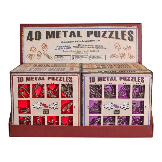 10 Metal Puzzle Set