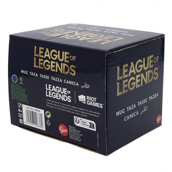 League Of Legends Ceramic Breakfast Mug 14 Oz In Gift Box