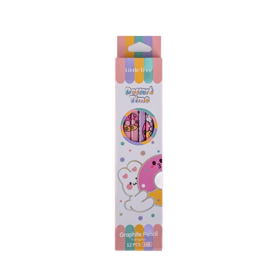 Dessert Time Boxed Set of 12 Pencil HB with Eraser