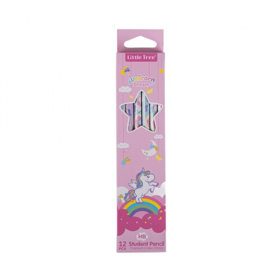 Unicorn Dream Boxed  Set of 12 Pencil HB with Eraser