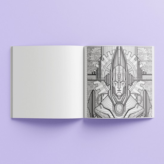 Art Maker Colourmorphic Colouring Book: Future Verse