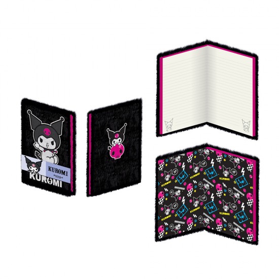 Kuromi (Rock Out) Plush Notebook