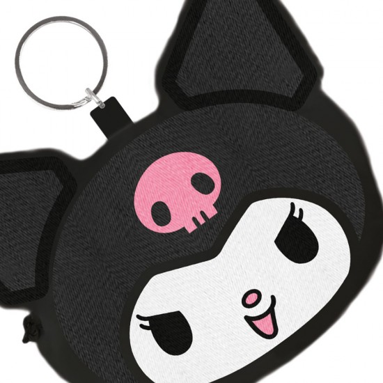 Kuromi Fluffy Coin Purse