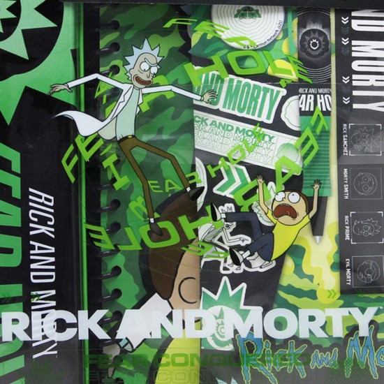 Rick & Morty Stationery Set Bumper-Stickers