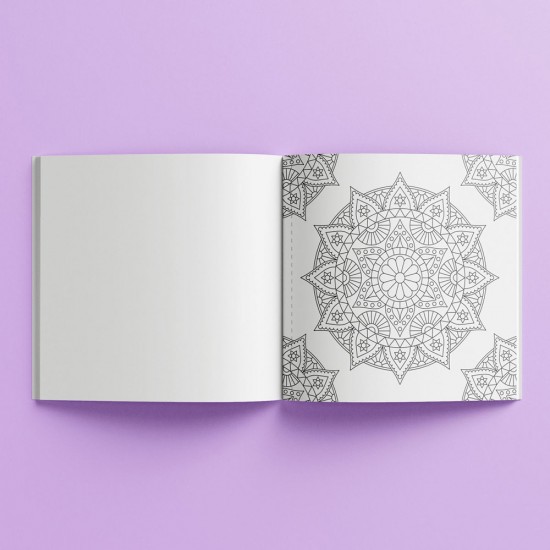 Art Maker Square Colouring Books: Mandalas
