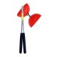 Boxed Acrobat Set 105 Rubber Diabolo Red + alum. hand sticks